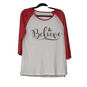 Zoe & Liv 3/4 Sleeve Top Size XL